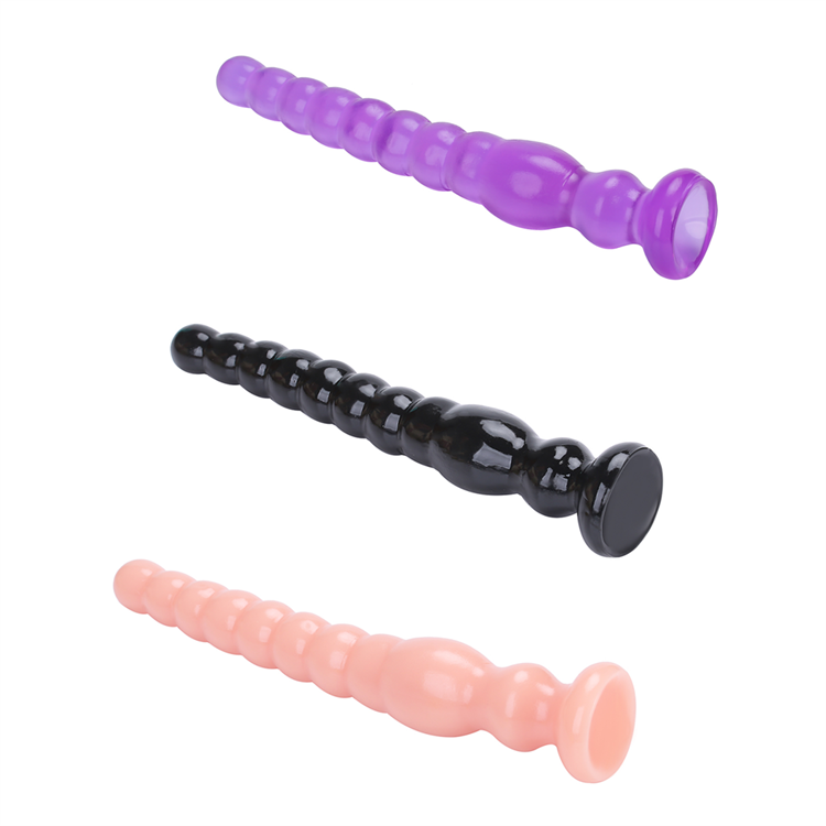 Super Long Crystal Gay Anal Plug Small Penis Anal Beads for Couples Adult Flirting Sex Toy Supply