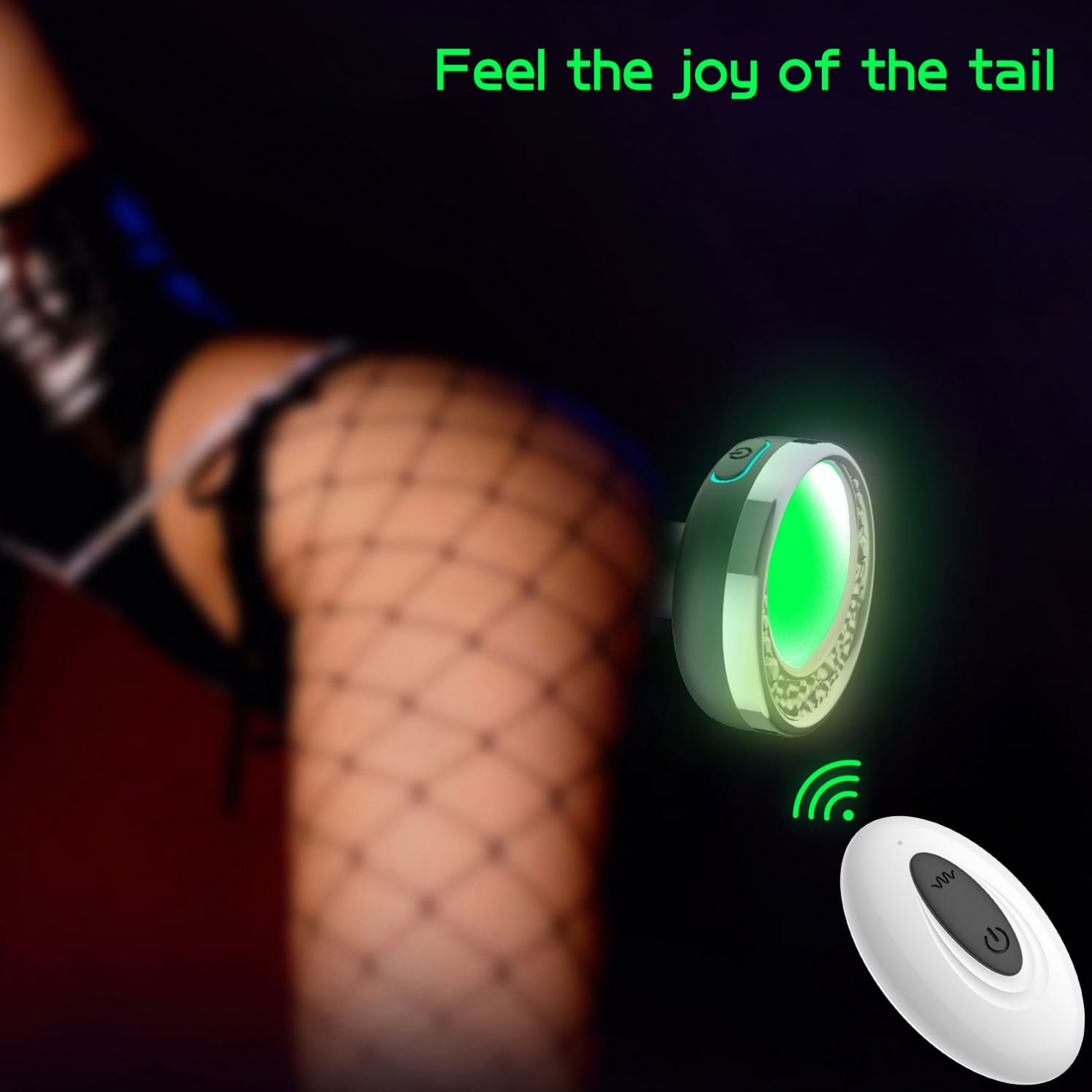amazon hot Silicone Anal Vibration Prostate Massager Remote Control Adult G-spot LED Light Anal Plug Sex Toys For Men and Women
