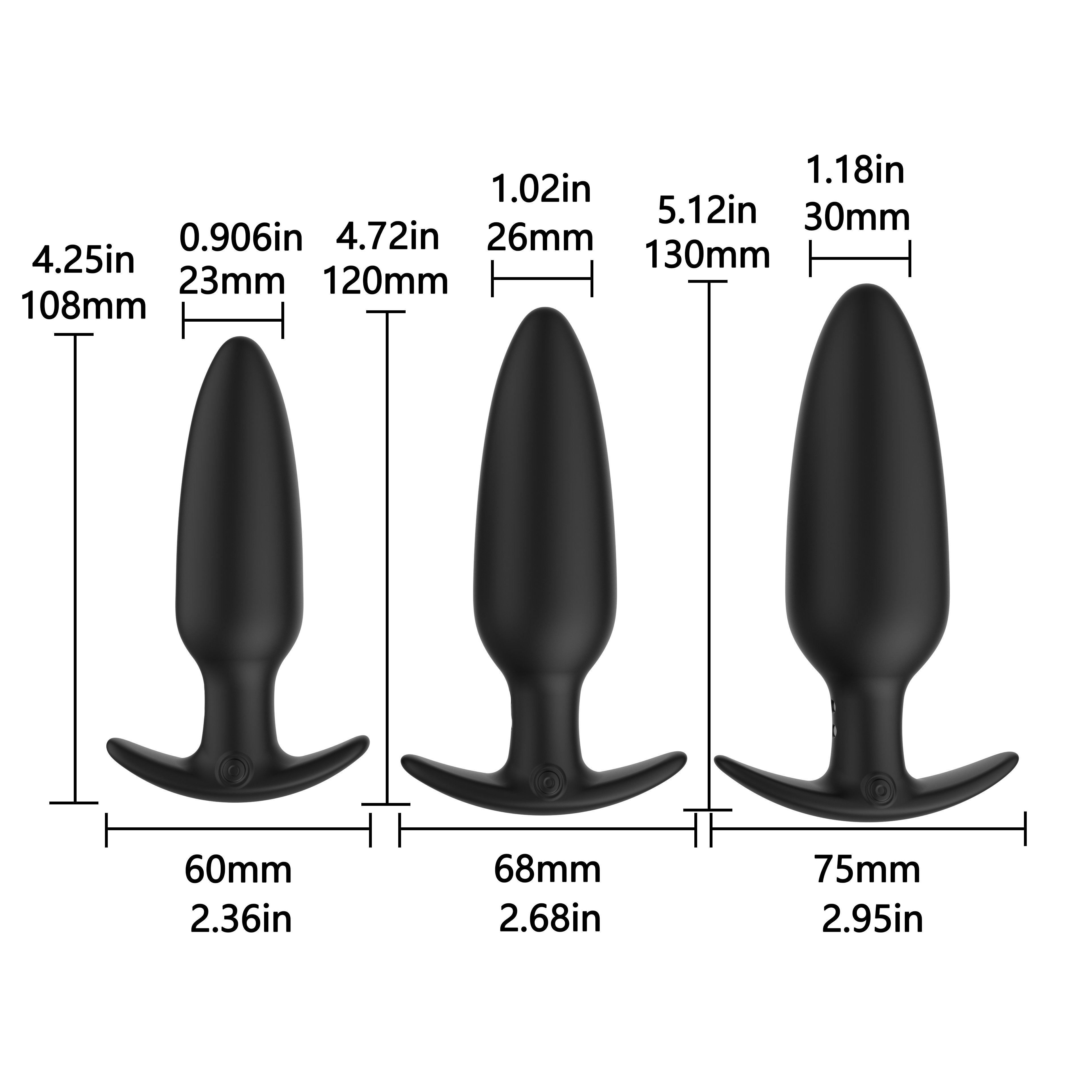 Anal Plug Toys set Anal Stimulator Toys Vibrating butt plug Realistic Large Dildo For Couples