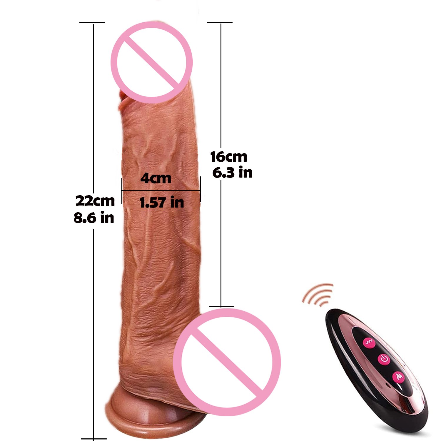 Realistic Dildo Vibrator for Women Sex Toys Heating Big Cock Remote Control Penis Telescopic Vibrators Anal Female Stimulator