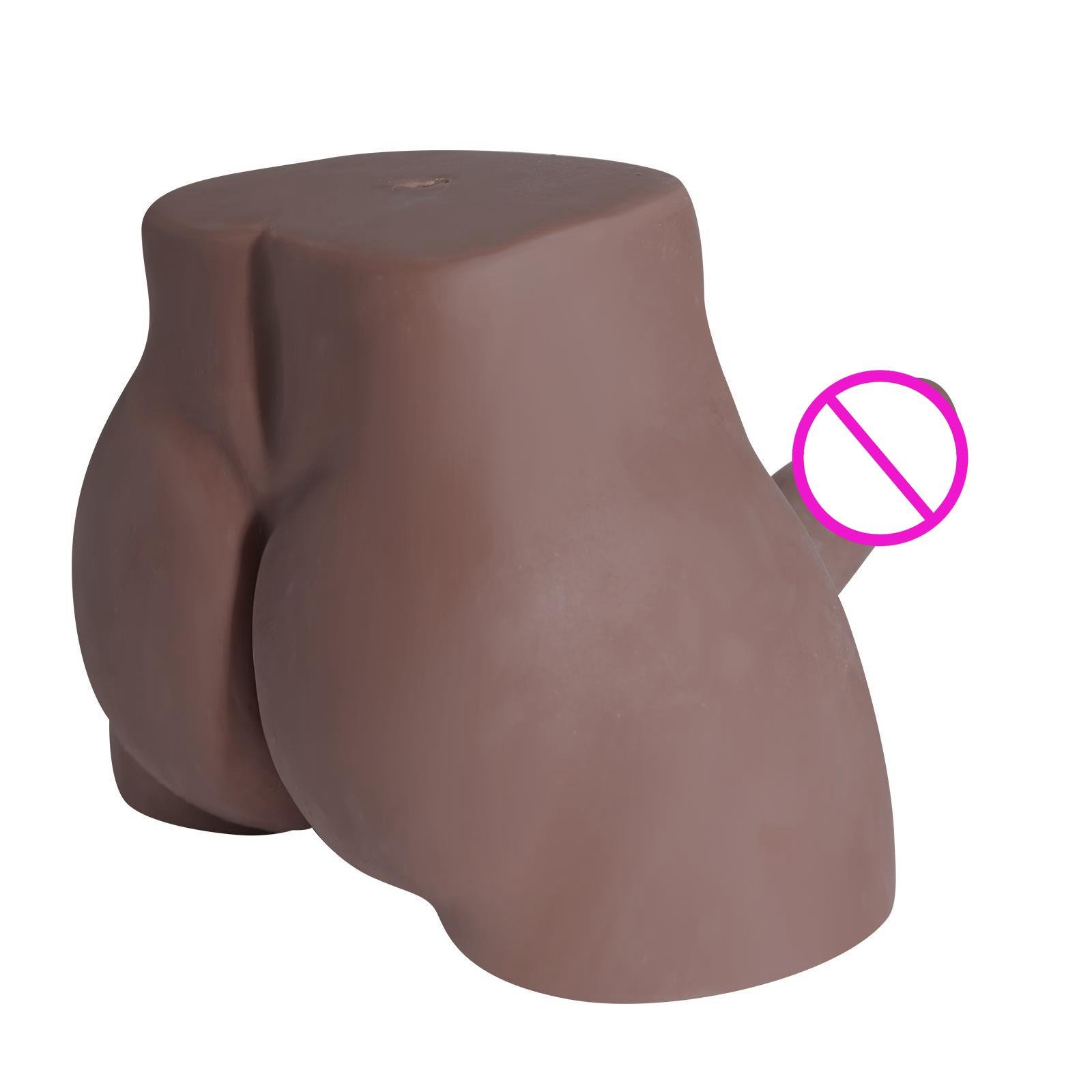 3.5Kg/7.7Lb Artificial Realistic Silicone Big Ass Sex Doll Enormous Dildo Vagina G-spot Stimulation Penis Sex Toy For Women Men