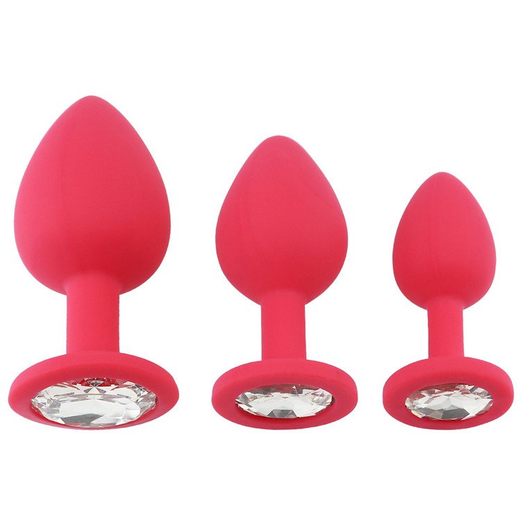 Colorful Sex Toys Anal Plug With Crystal Vaginal Anus Expand Massage Butt Plug Adult Women Toys