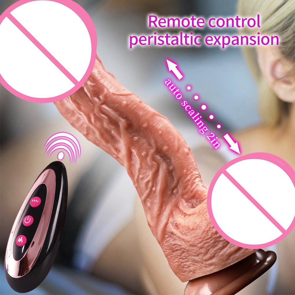 Dildo 12 Inch Anal Xxl Silicone Huge Realistic Remote Control Big Dildo Vibrator For Women Sex Toy Strap On Thrusting Dildo