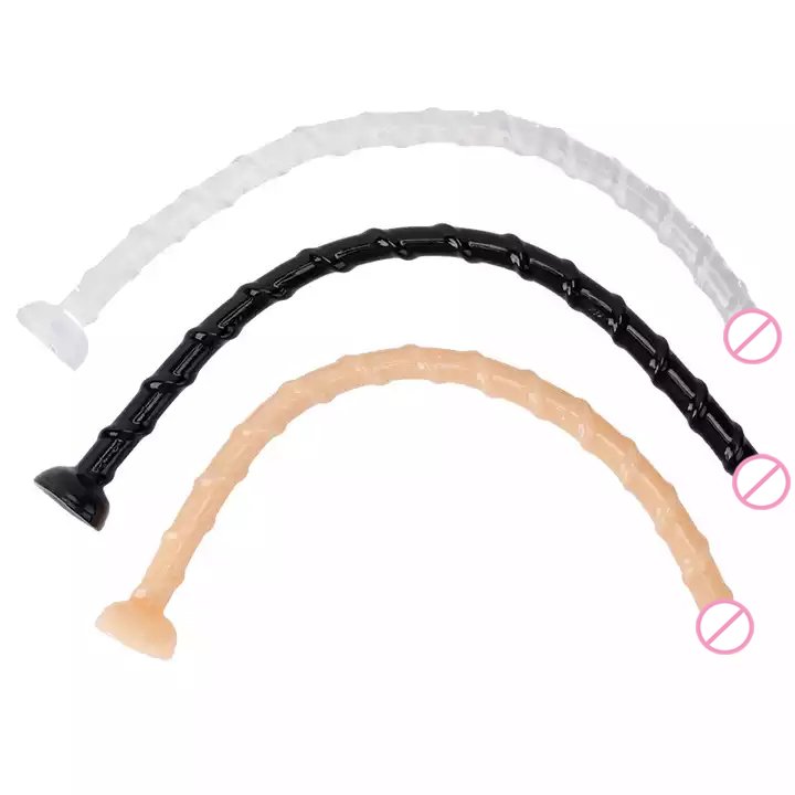 47 cm (18.5 inch) long anal screw dildo sex toy PVC material cheap screw anal sex toys online hot sale extra long dildo for anal