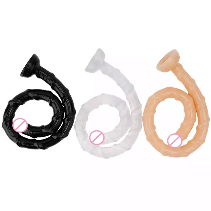 47 cm (18.5 inch) long anal screw dildo sex toy PVC material cheap screw anal sex toys online hot sale extra long dildo for anal