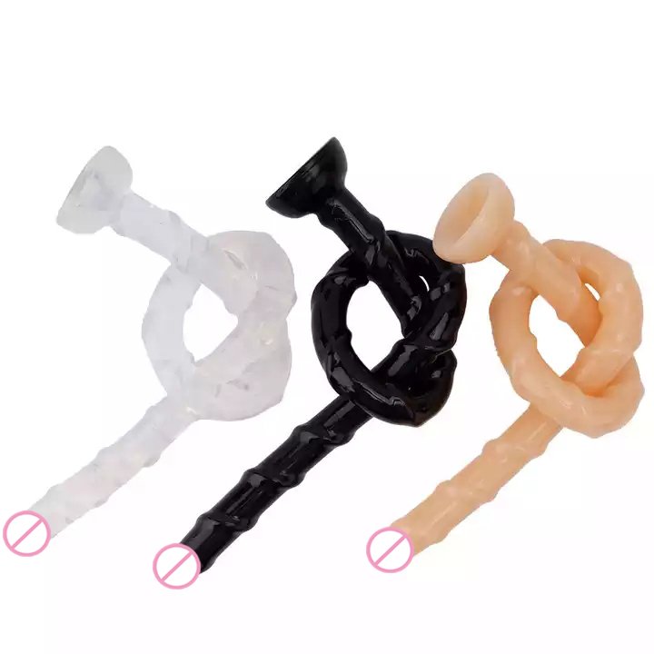 47 cm (18.5 inch) long anal screw dildo sex toy PVC material cheap screw anal sex toys online hot sale extra long dildo for anal
