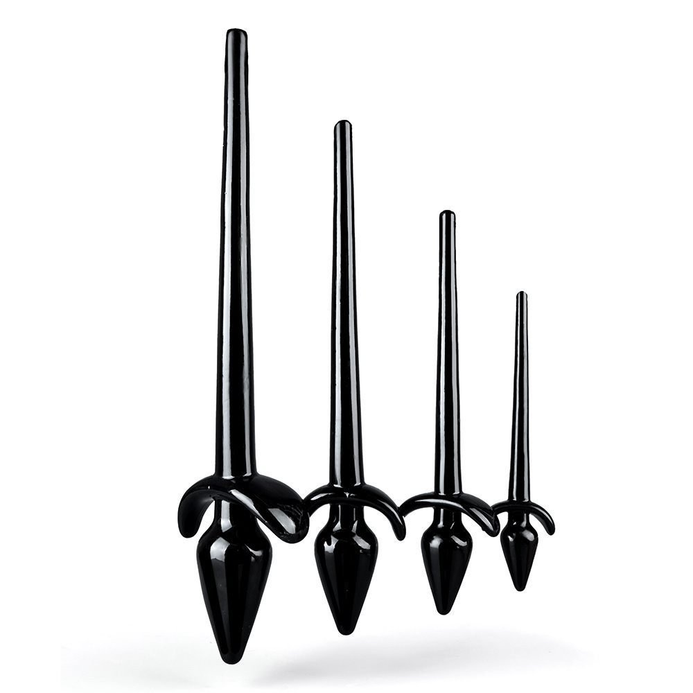 Super Long 24-47cm Sharp Arrow Spear Shape Anal Dildo Hand Play Anal Butt Plug Sex Toy For Women Men Gay Lesbian Beginner &Adept