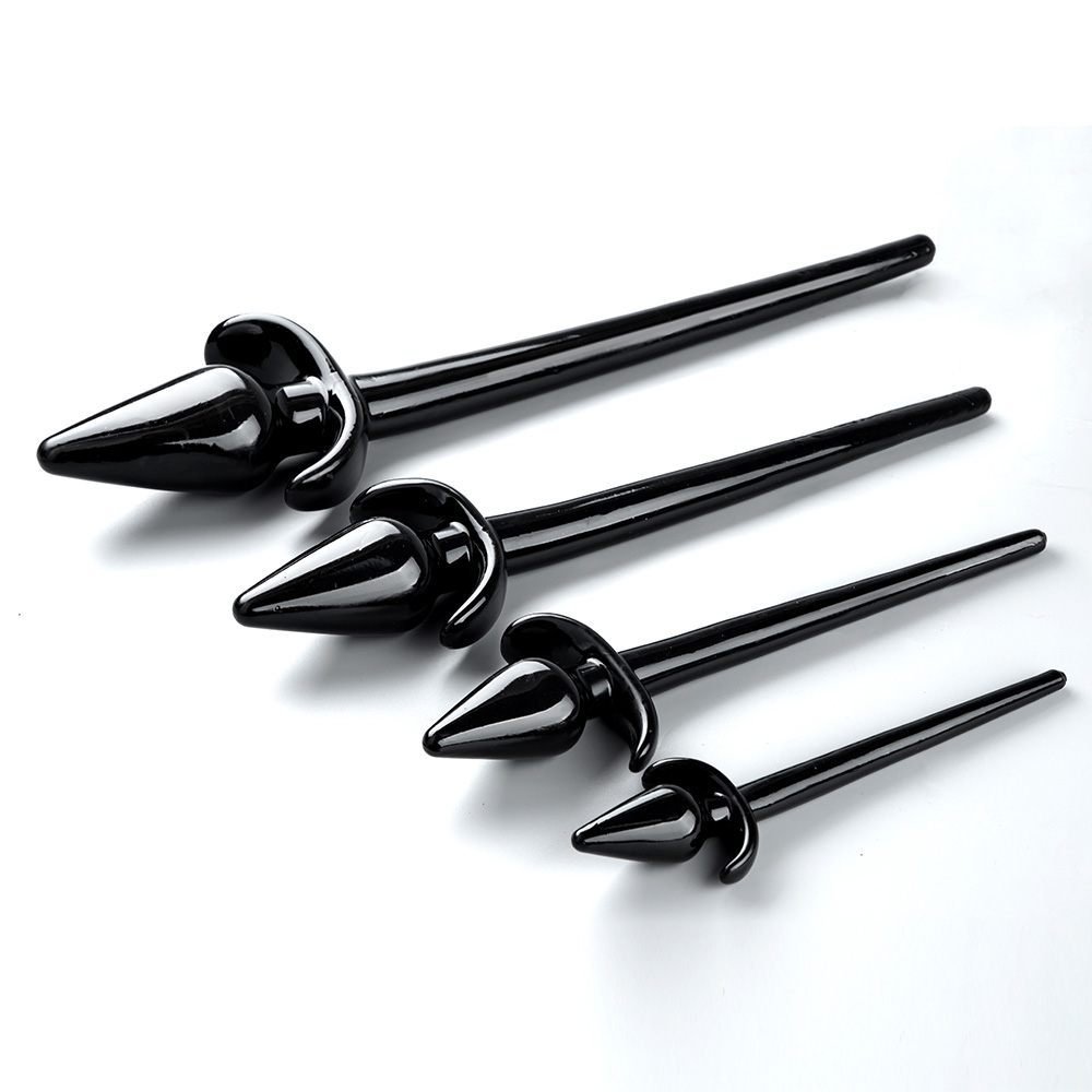 Super Long 24-47cm Sharp Arrow Spear Shape Anal Dildo Hand Play Anal Butt Plug Sex Toy For Women Men Gay Lesbian Beginner &Adept