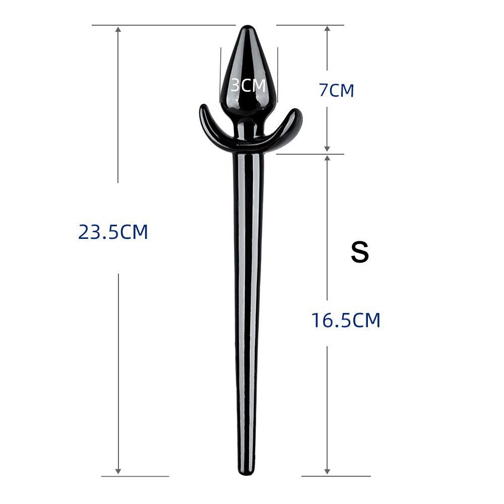 Super Long 24-47cm Sharp Arrow Spear Shape Anal Dildo Hand Play Anal Butt Plug Sex Toy For Women Men Gay Lesbian Beginner &Adept