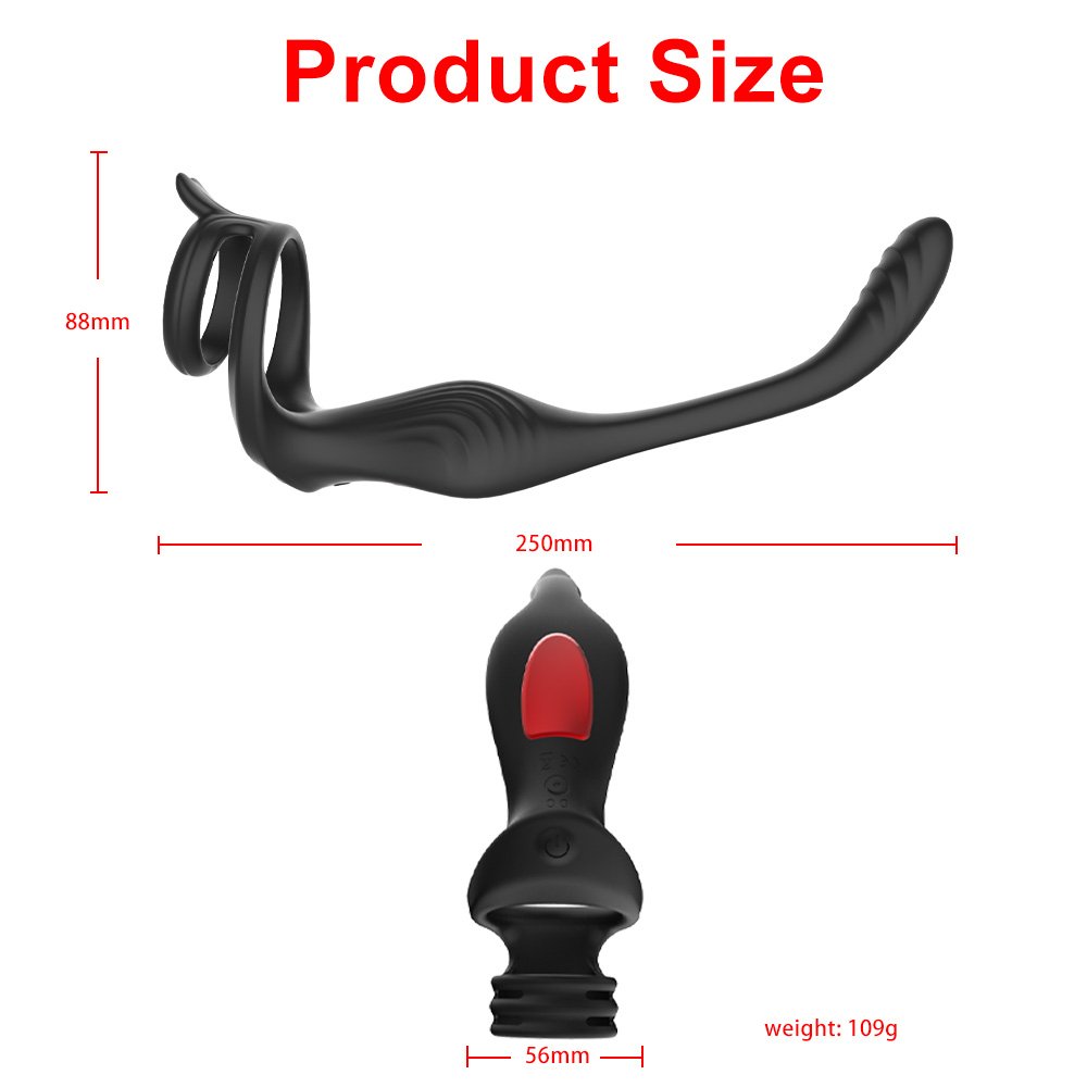 Saxy Toy Male Prostate Testicles Vibrator Wireless Remote Control Thrusting Anal Plug Butt Massager For Men Ass Butt