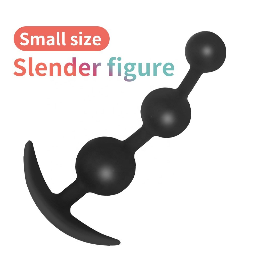 Adult sex toys stimulation SM bead string round bead Masturbation Extra long Soft Silicone Anal Beads Butt Plug for woman men