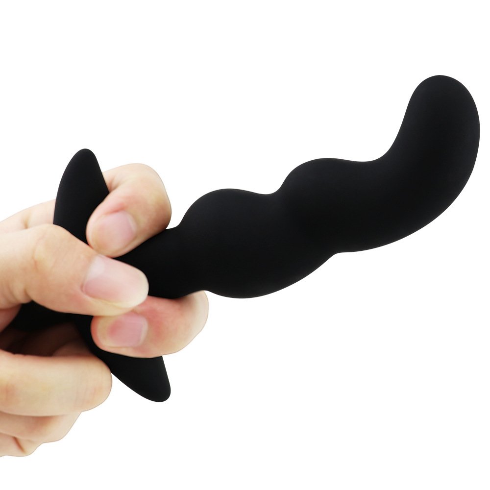 10 Speeds Vibrating Anal Butt Plug Prostate Massage Soft Anal Beads Vibrators Sex Toys for Couples