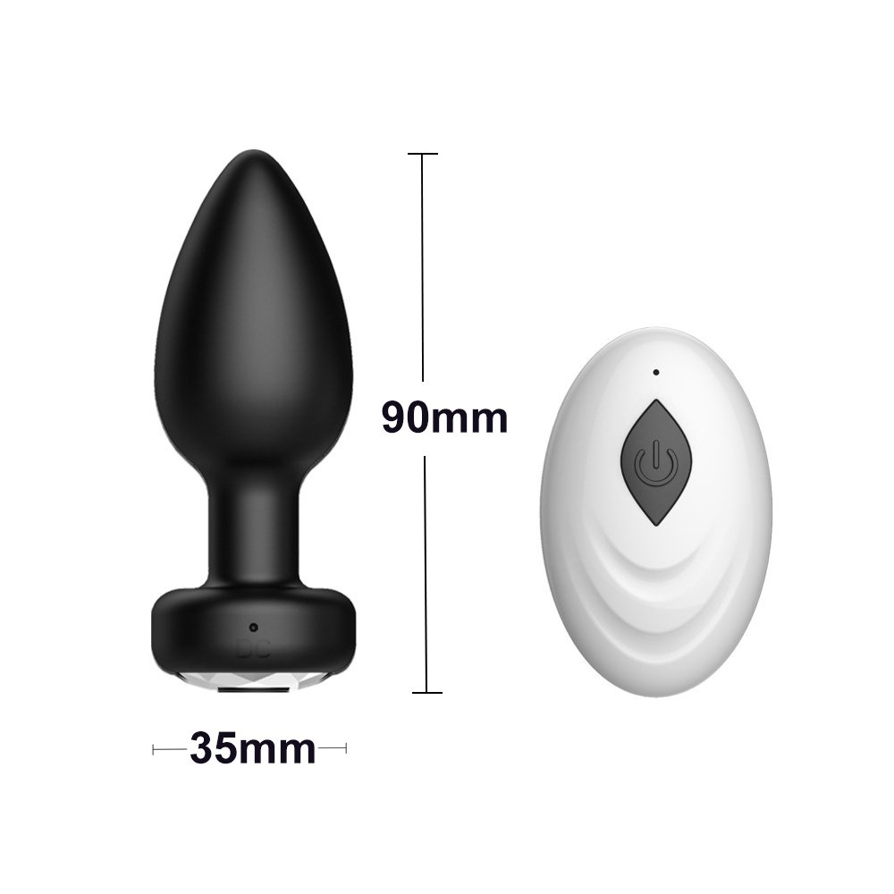 Wireless Remote Control Vibrating Anal Plug Silicone Vibrator Butt Plug Massager Adult Masturbation Sex Toys for Men and Women