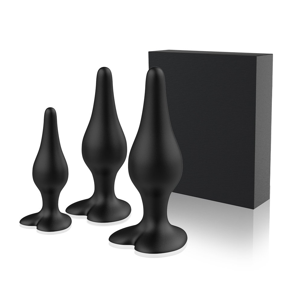 High Quality Silicone Butt Plug Anal Trainer Set Adult Sex Toys for Women Men