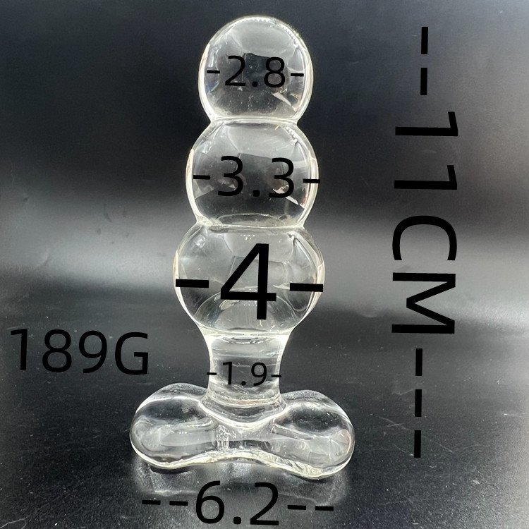 Anal Sex Toys Butt Plug Huge Women Anal Plugs Set Crystal Glass Dildo set For Women Men Adult
