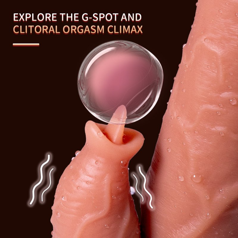 3 in 1 remote realistic g spot thrusting dildo vibrator for anal play, silicone heating rotating penis sex toys for women