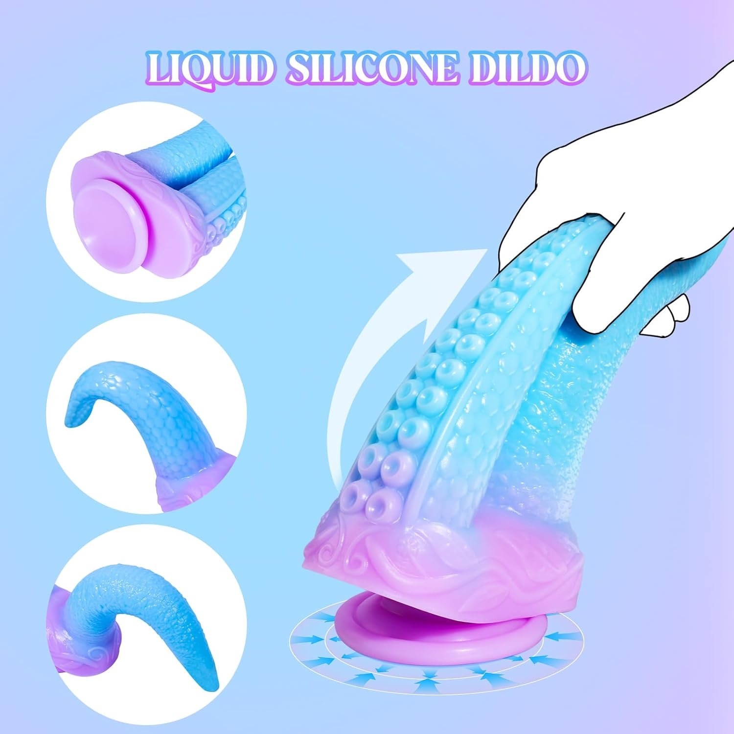 Tentacle Realistic Monster Anal Plug Silicone Animal Dildo Vaginal Anus Stimulation Sex Toys Adult for Women Gay Huge Butt Plugs