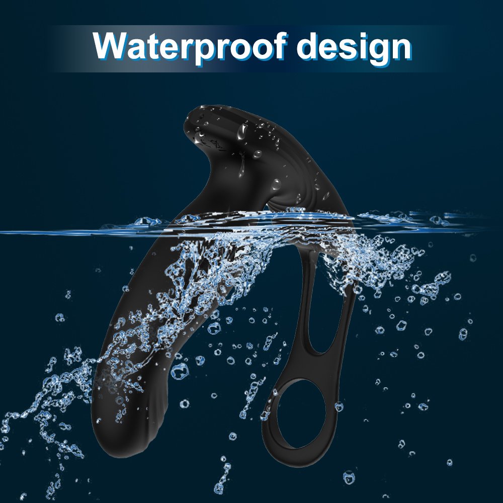 Anal Sex Toy For Men With Double-ring Cock Penis Remote Control Telescopic Plug Prostate Massager HeatingVibration Adult Sex Toy