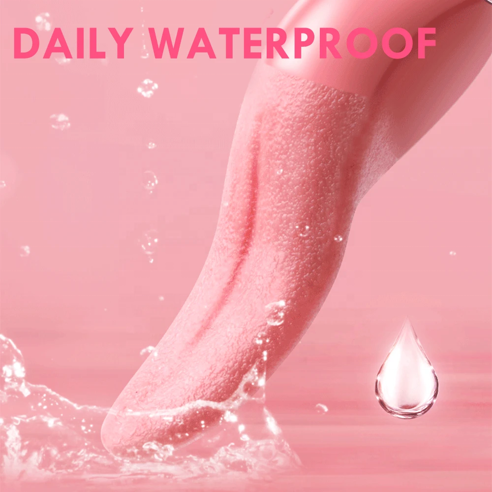 Tongue Licking Heating Vibrator Sex Games Vagina Massage Clitoral Nipple Stimulator Masturbator Clit Anal Sex Toys For Women