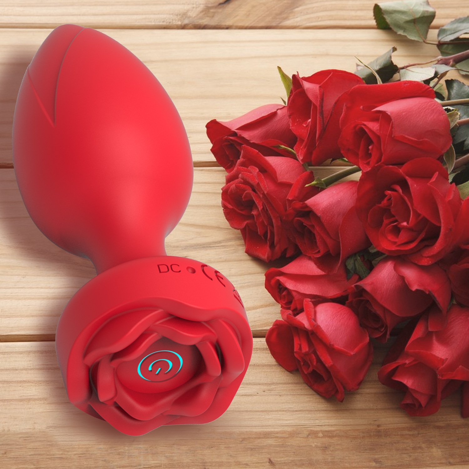 sex toy female charging 10 frequency remote control vibration anal plug rose anal plug set masturbation