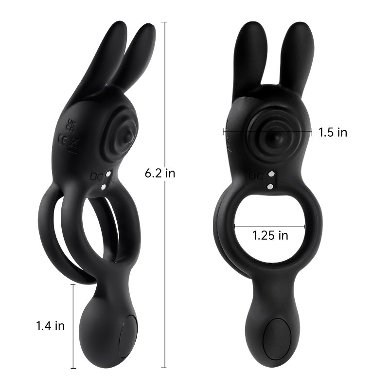 9 Models Remote Control Clitoris Stimulation Lasting Stronger Double Rabbit Ears Vibrator Penis Ring Vibrating Cock Ring Sex Toy