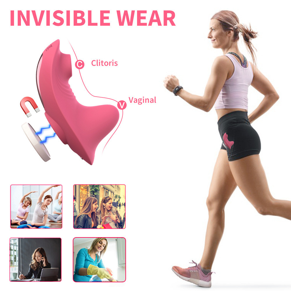 Female Smart Invisible Wearable Masturbator Safe Skin Friendly Silicone Stimulation Clitoral Nipples Anal Fast Orgasm Sex Toys