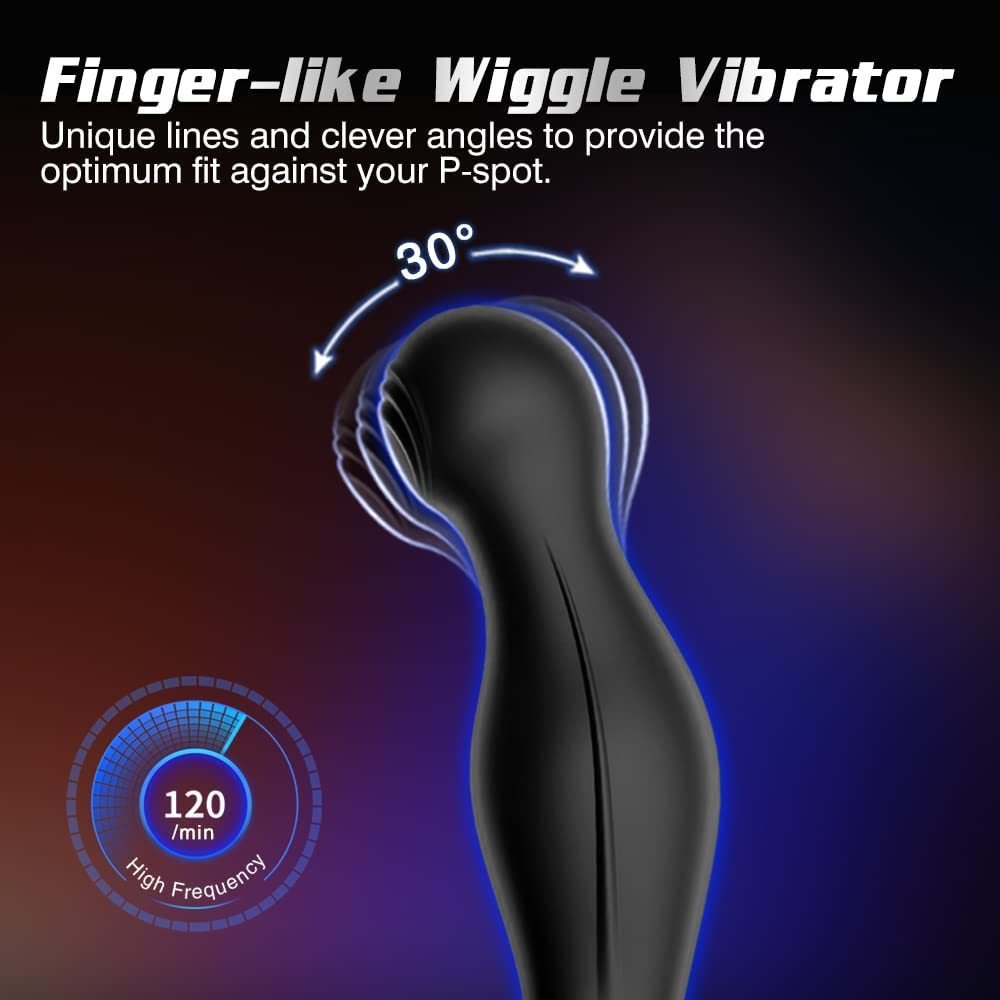 Sexfoxes Remote Control anal vibrator prostate massager thrusting butt plug vibrator for men Vibration rotation anal sex toys