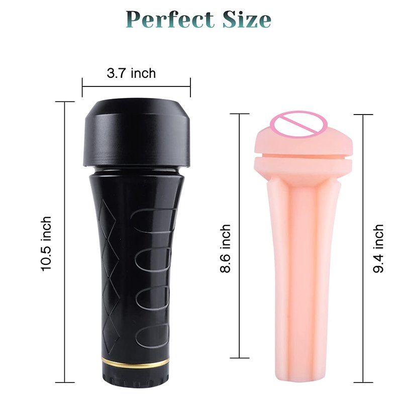 Anal Male Masturbator Cup Pocket Pussy for Men, Manual Cup Masturbators Penis Stimulator with 3D Realistic Anus for Man