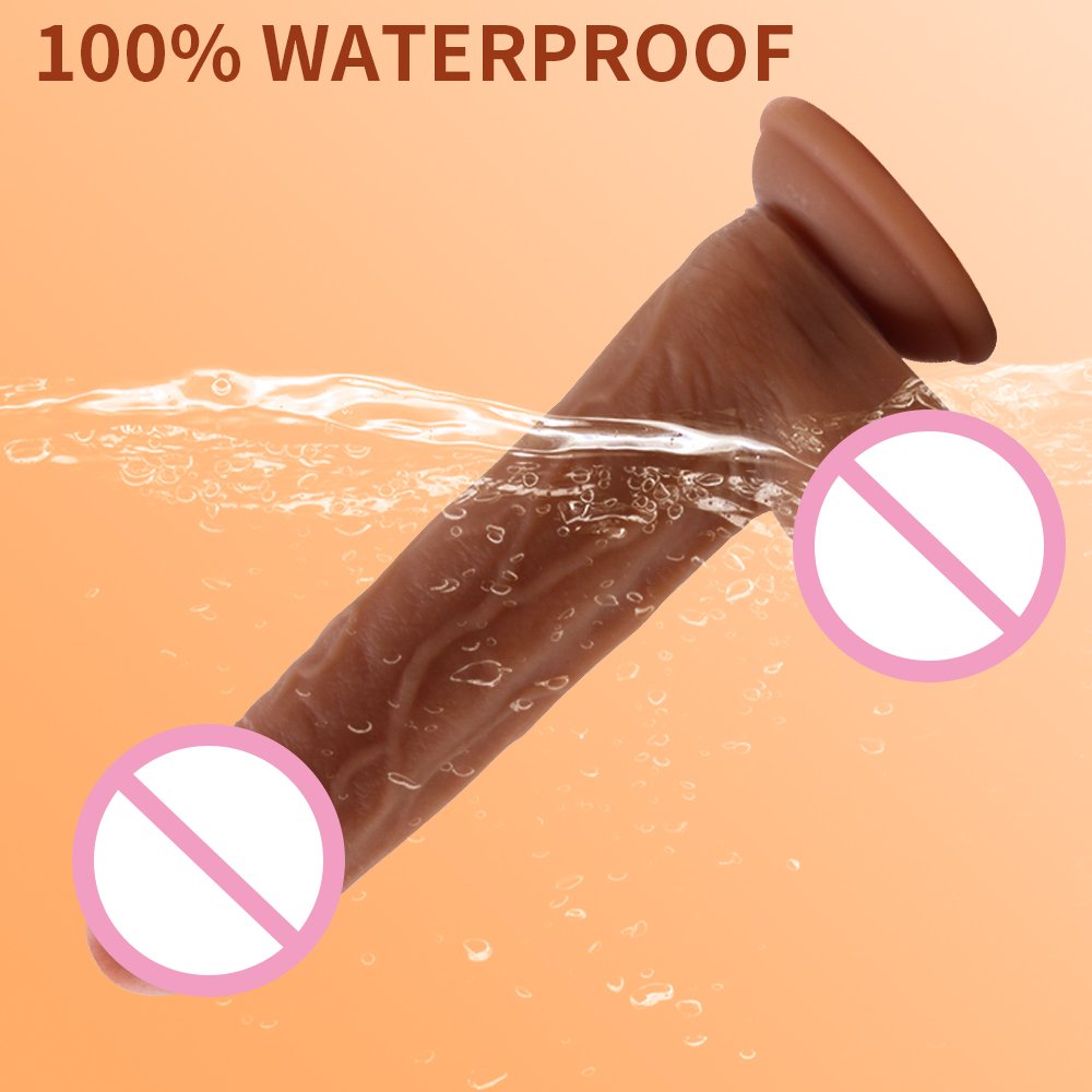 Wholesale Female Silicone Soft APP Dildo Realistic Female Masturbator Penis Thrusting Anal Plug Vibrator For Female