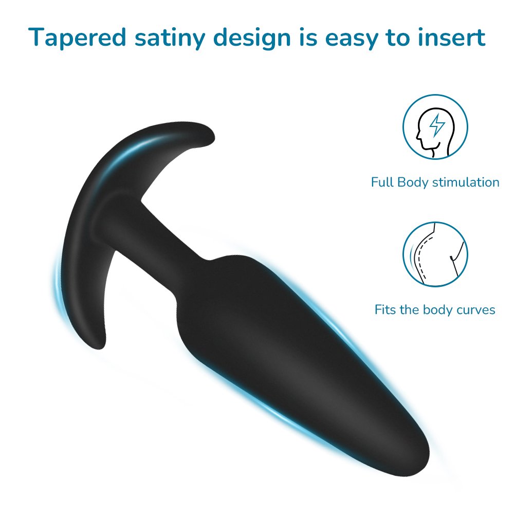 Custom 3 Sizes Adult Anal Sex Toys Prostate Massager Soft Silicone Male Anal Plugs For Women and man