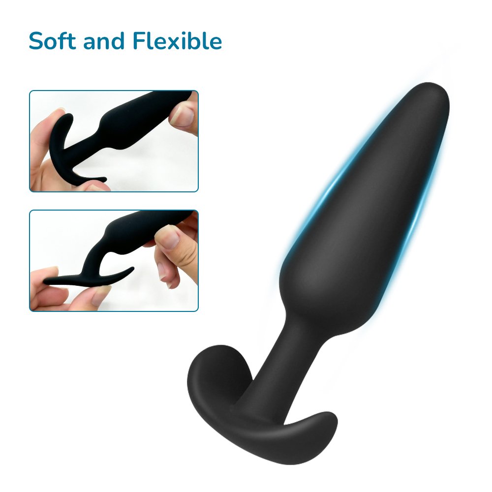Custom 3 Sizes Adult Anal Sex Toys Prostate Massager Soft Silicone Male Anal Plugs For Women and man