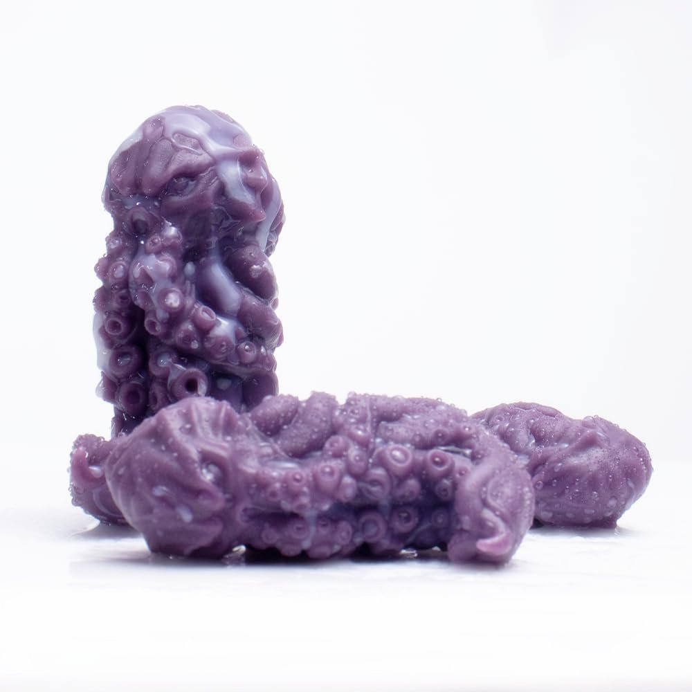 Liquid Silicone Anus Dilator Spiral Octopus Butt Plug