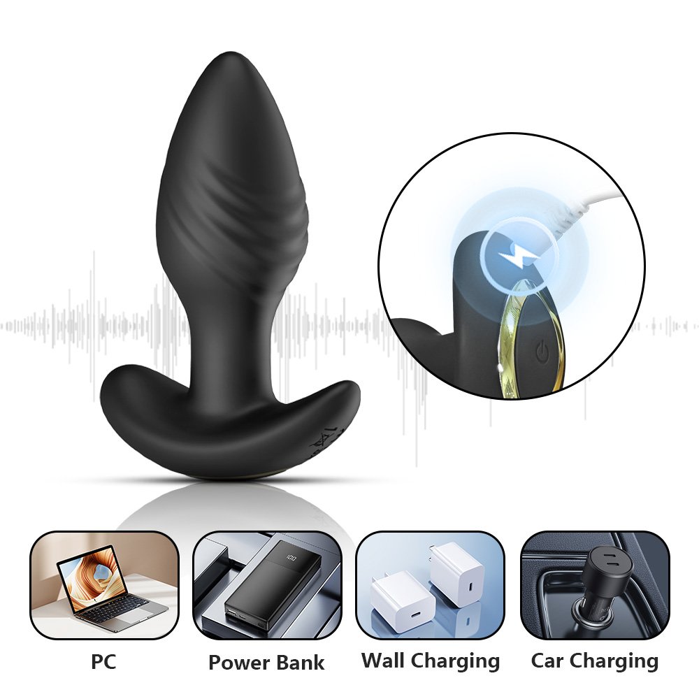 New Swinging Vibrating Butt Plug Male Vibrator Anal Toys App/Remote Controlled Anal Plug Sex Toys for Men Couple