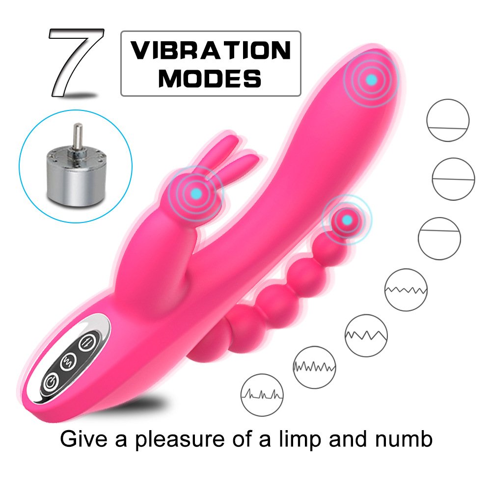 Amazon's 3-in-1 G-Spot Vibrator Anal Plug and Sucking Device for Female Masturbation Featuring 3-in-1 Sex Toys