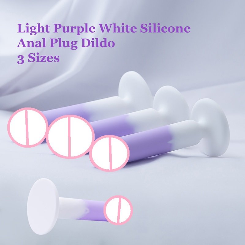 Silicone Dildo Anal Plug for Woman Suction Cup Base Butt Plug Penis Dildos Anal Trainer Sex Toys For Woman Men