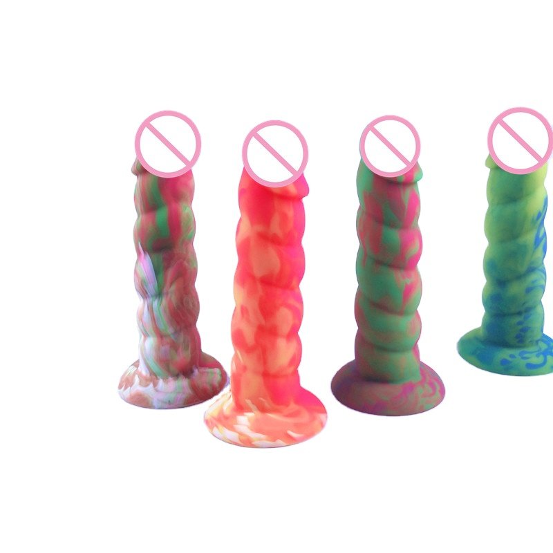 Artificial penis and vagina picture huge realistic good silicone rubber penis toys Realistic Silicone Flexible Anal Dildos