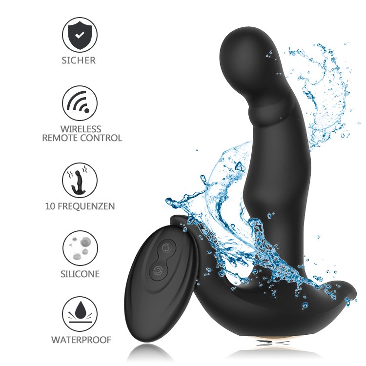 High Quality Remote Control Backyard Anal Butt Plug Electric Rotating Prostata Massager Vibrating Sex Toys
