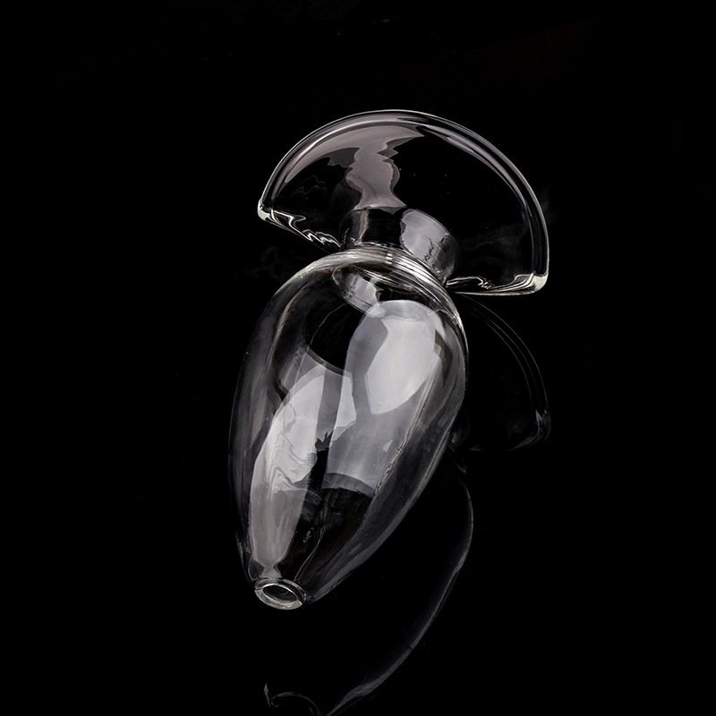 Hollow Inside Crystal Glass Anchor Butt Plug