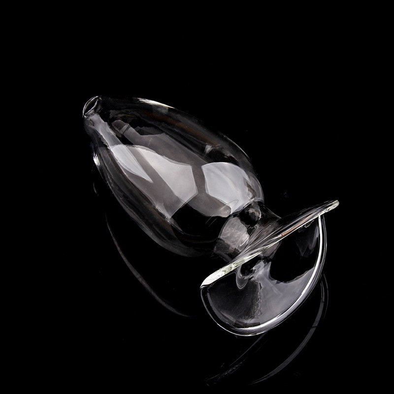 Hollow Inside Crystal Glass Anchor Butt Plug