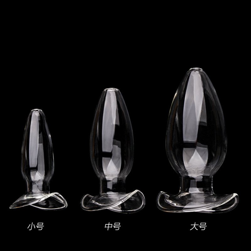 Hollow Inside Crystal Glass Anchor Butt Plug