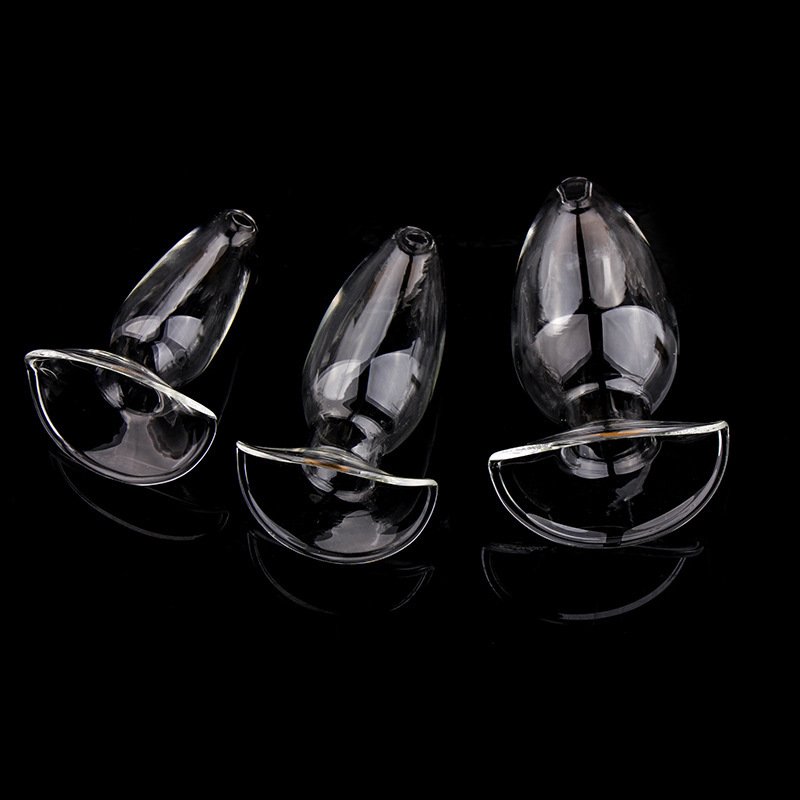 Hollow Inside Crystal Glass Anchor Butt Plug