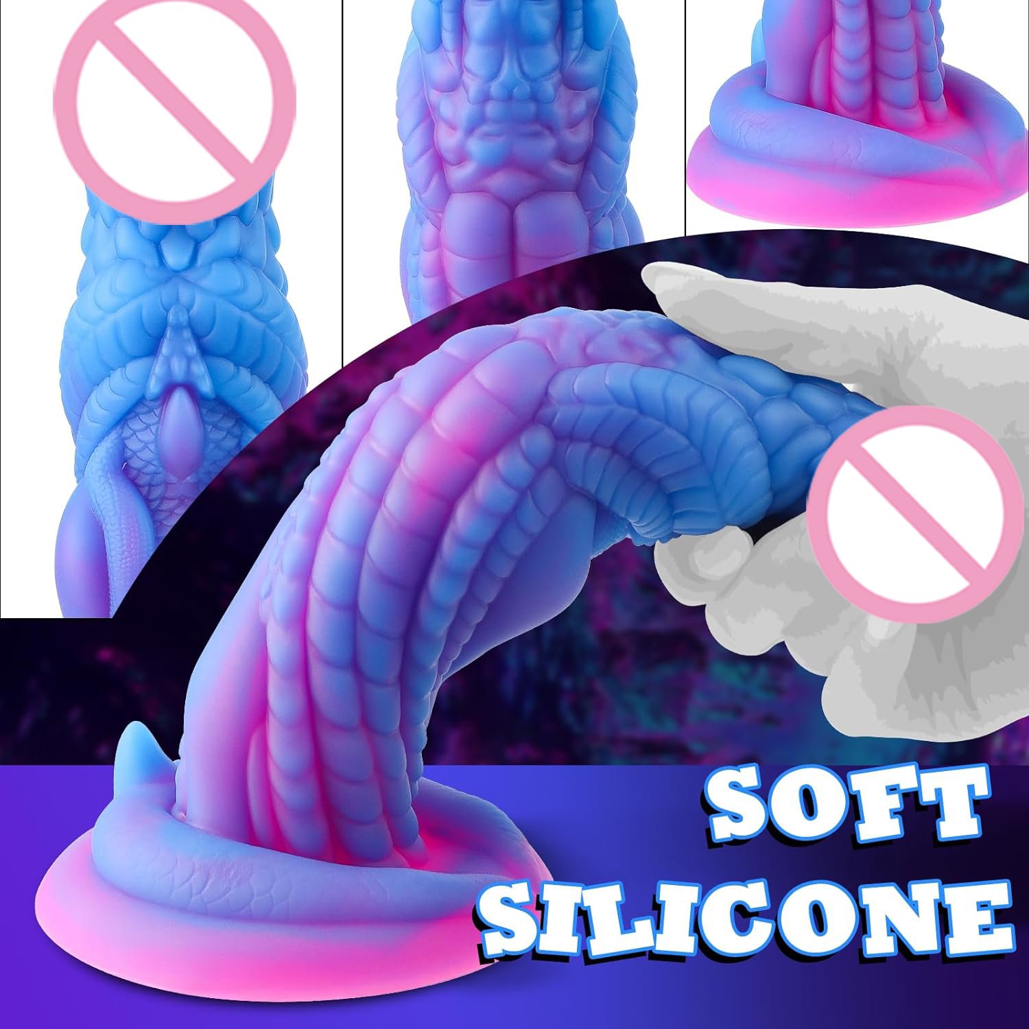 Realistic Silicone Alien Anal Sex Toys Flexible Suction Cup Dildos Strong Ancient ythical Beast onster Toys S X Sizes S& Couples