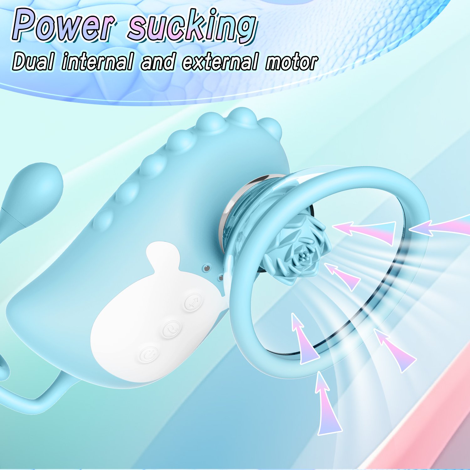 3 in 1 Breast Vacuum Sucker Vibrator Vagina Ball Anal G Spot Clitoral Stimulator Nipple Sucking Vibrator for Women Adult Sex Toy