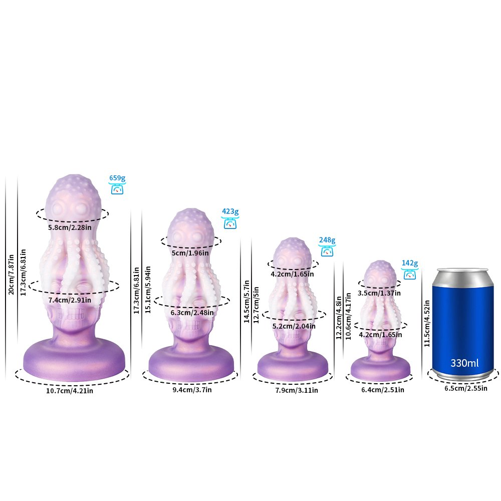 Large Soft Silicone Adult Butt Plug Set Thrust Butt Toy & Sexy Dildo for Anal Sex Toys