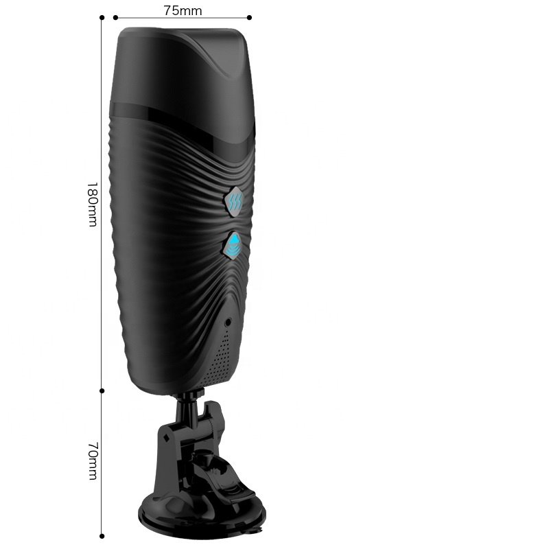 Sexy Masturbation Cup Vibrator Voice Interactive Telescopic Hands Free Male Masturbator