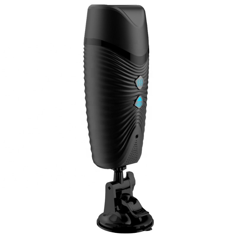 Sexy Masturbation Cup Vibrator Voice Interactive Telescopic Hands Free Male Masturbator