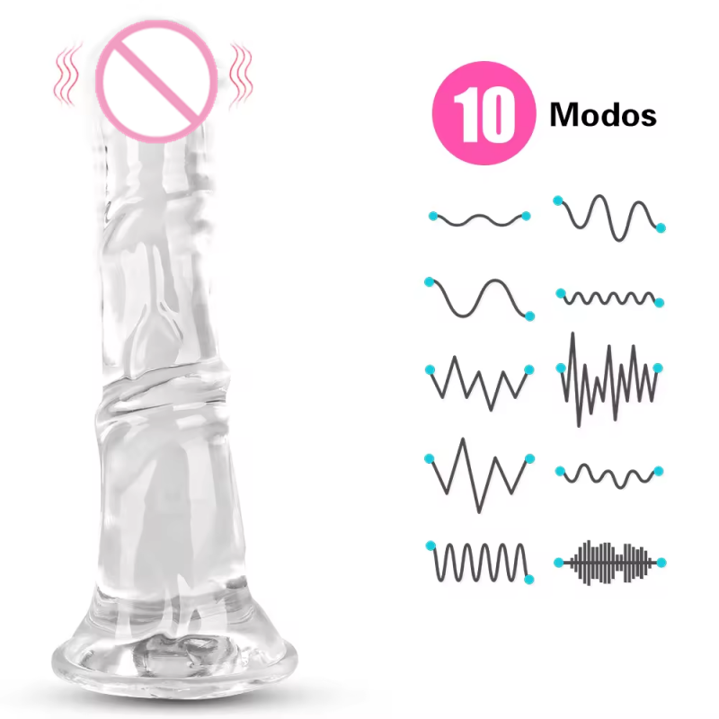 Wholesale Hands Free For G Spot Anal Stimulation 9 Inch Realistic Dildo Sex Toys Clear Dildos Adult Toy With Suction Cup For Men