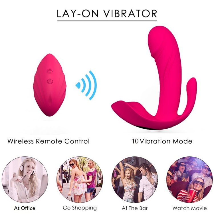 Foreplay tool Wearable Dildo Vibrator Panty Wireless Remote Control Anal Sex Toys For Women Masturbation