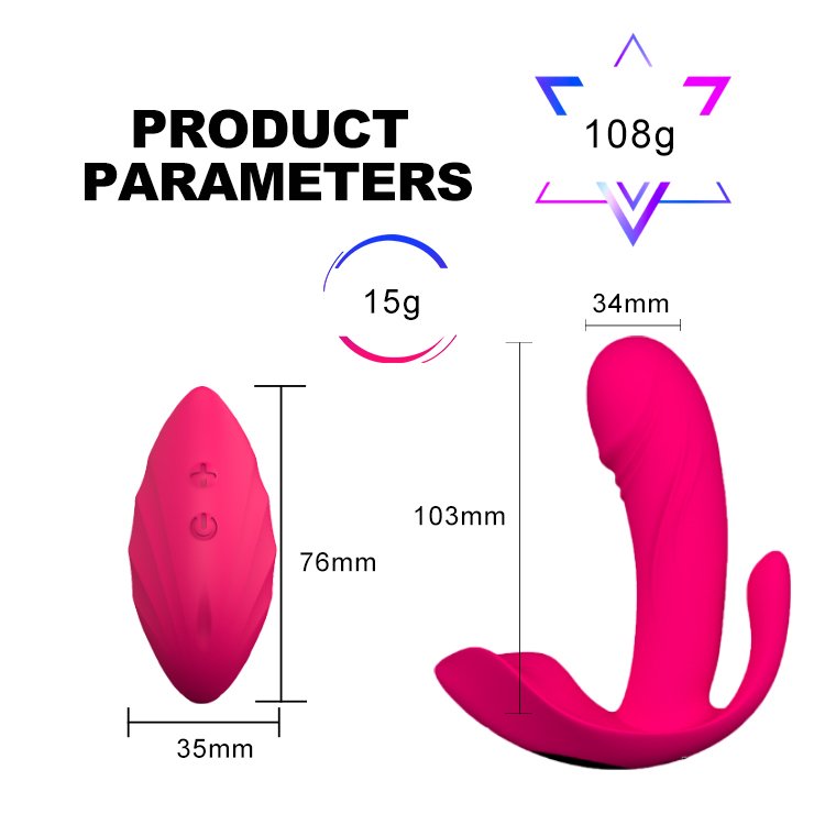 Foreplay tool Wearable Dildo Vibrator Panty Wireless Remote Control Anal Sex Toys For Women Masturbation