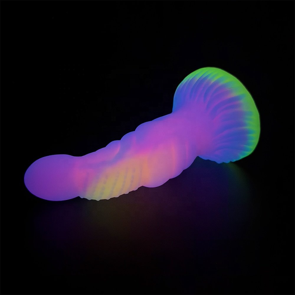 Custom Large Soft Liquid Silicone Dildo Toys Huge Big Luminous Thrusting Anal Dildo for Women Couples Female Sex Toy